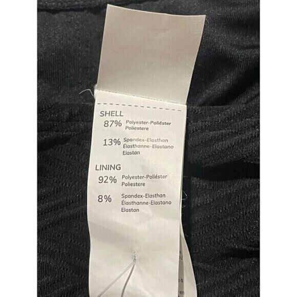 CUPSHE Black Textured Bikini Set Womens Small 2 Piece Scoop Neck High Waist NWT - Picture 9 of 10